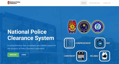 national police clearance online registration|police clearance certificate online.